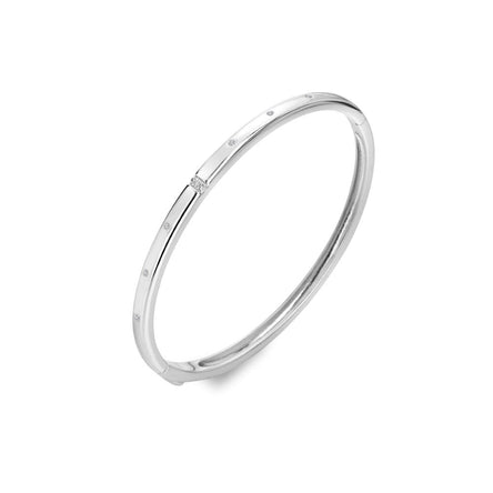 Hot Diamonds Much Loved Slim Silver Bangle