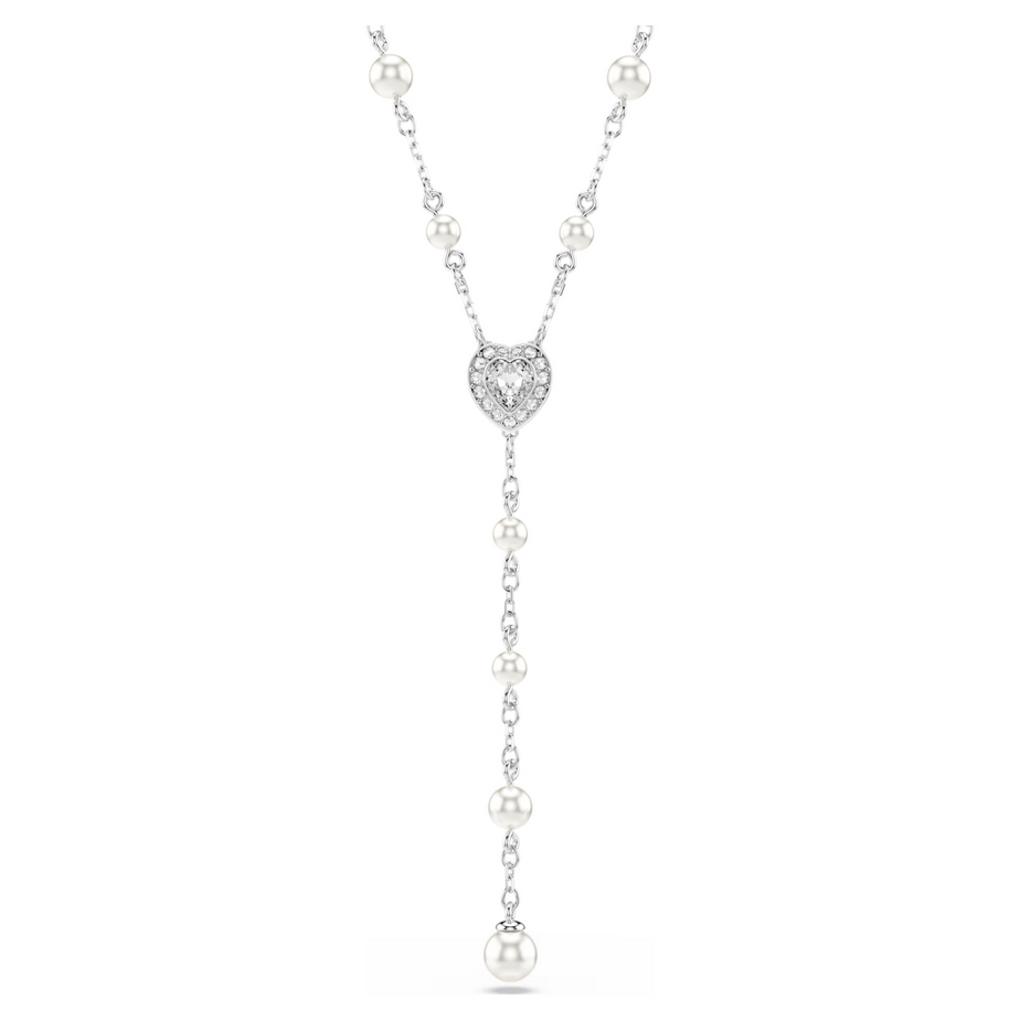 Ariana Grande x Swarovski Crystal Pearl Y necklace