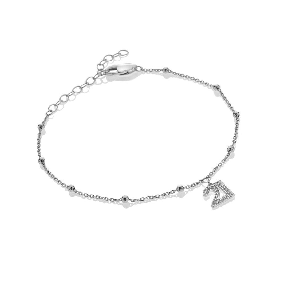 Hot Diamonds Silver Whisper 21st Birthday Bracelet