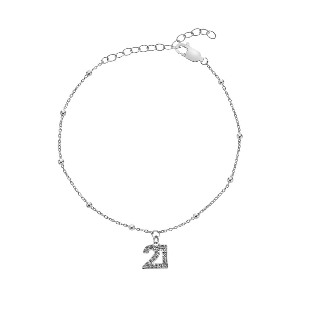 Hot Diamonds Silver Whisper 21st Birthday Bracelet