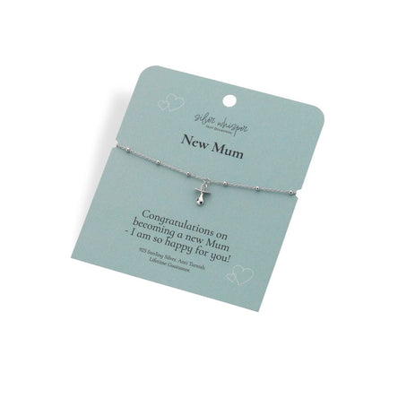 Hot Diamonds Silver Whisper New Mum Bracelet