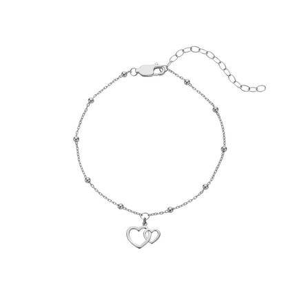 Hot Diamonds Silver Whisper Sister Bracelet