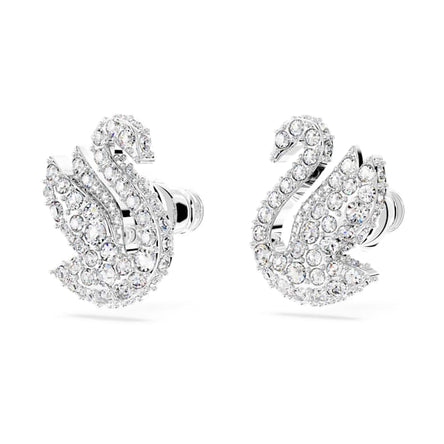 Swarovski Swan stud earrings