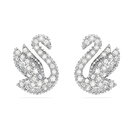 Swarovski Swan stud earrings