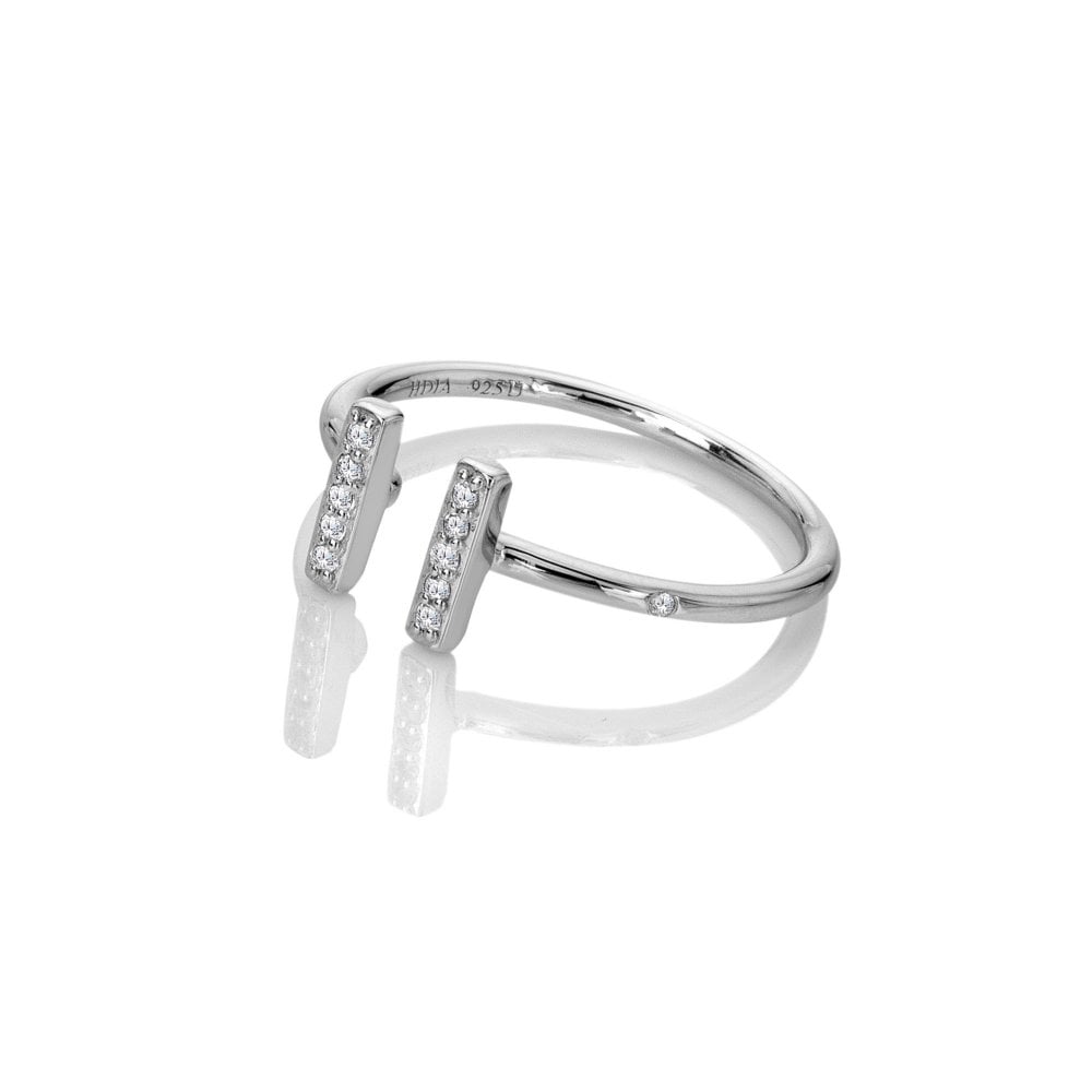 Hot Diamonds Silver T-Bar Ring
