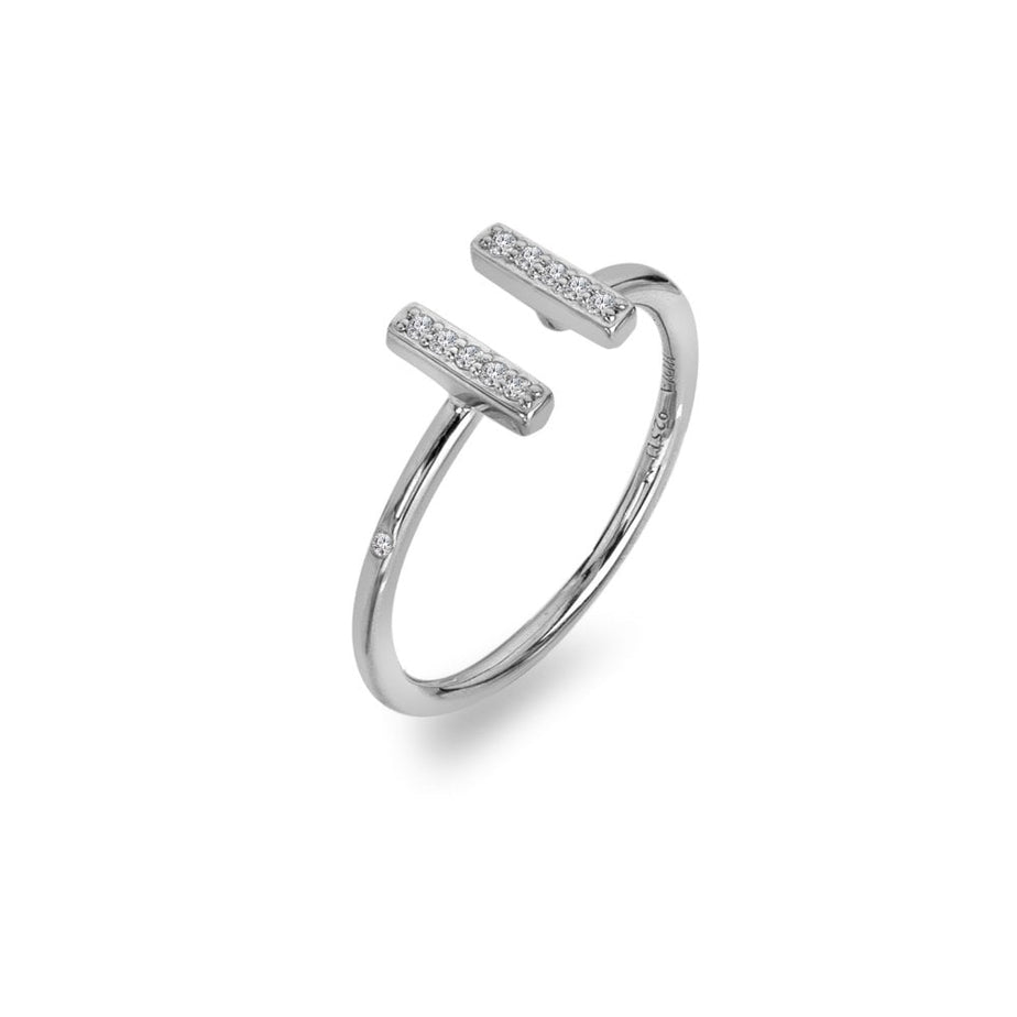 Hot Diamonds Silver T-Bar Ring