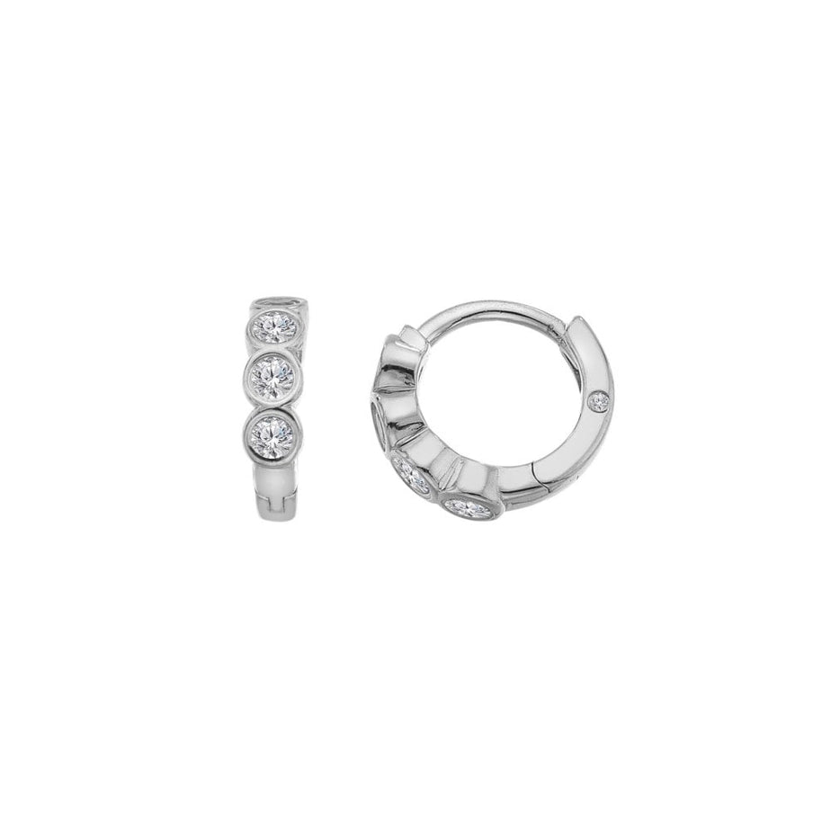 Hot Diamonds Tender Huggie Silver Earrings