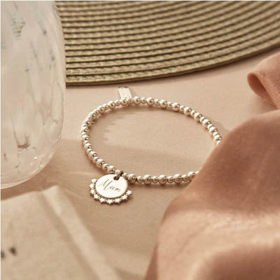 ChloBo Silver Personalised Didi Heart Bracelet