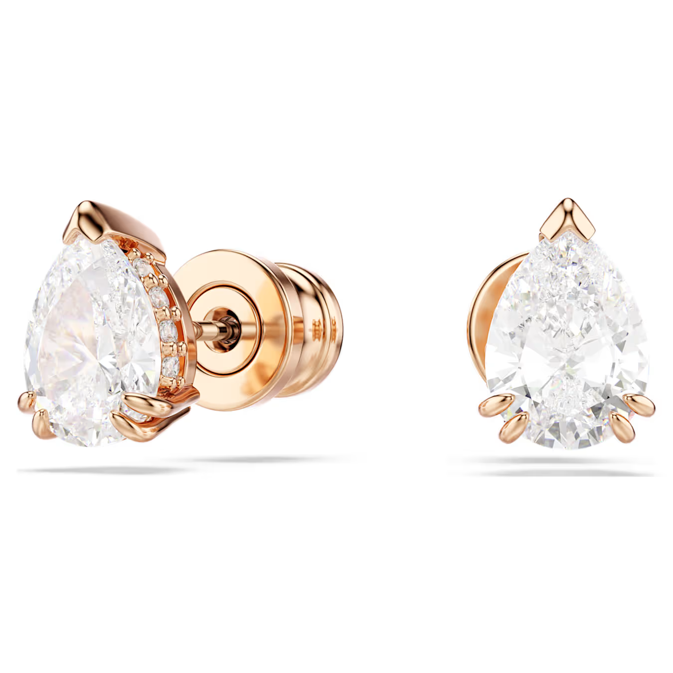 Swarovski Stilla Rose Gold Stud Earrings