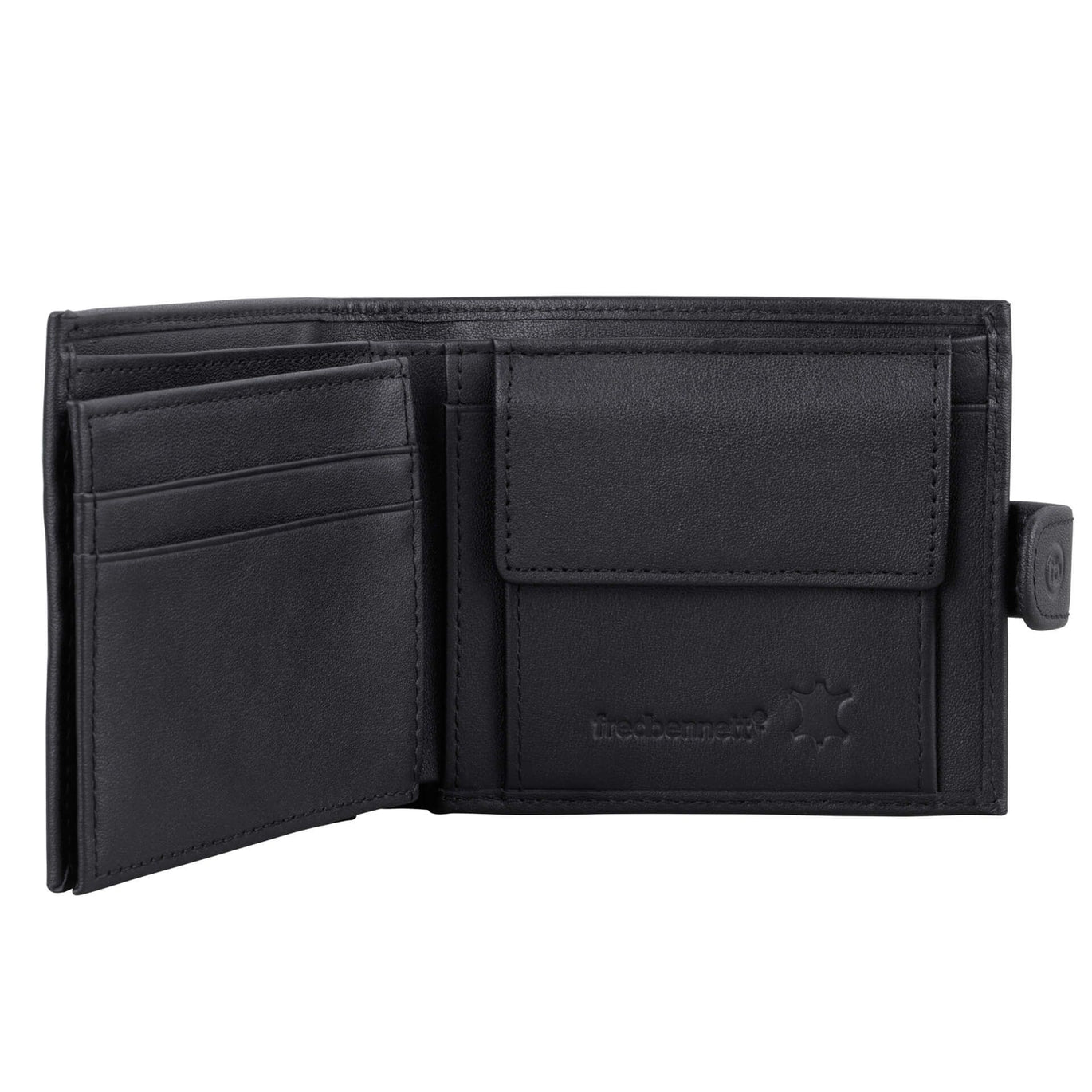 Fred Bennett Black Leather Wallet