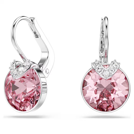 Swarovski Bella V Pink Drop Earrings