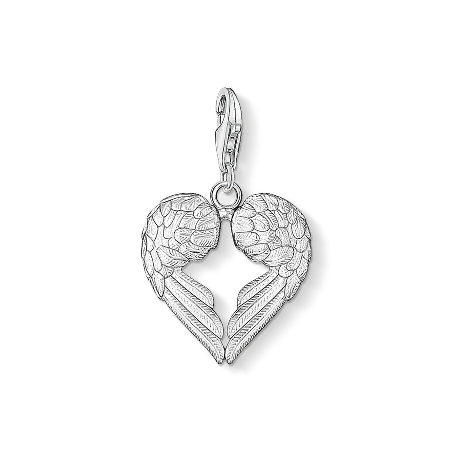 Thomas Sabo Silver Heart Wings Charm