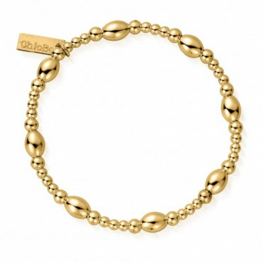 ChloBo Cute Oval Bracelet Gold