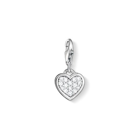 Thomas Sabo Silver Zirconia Heart Charm