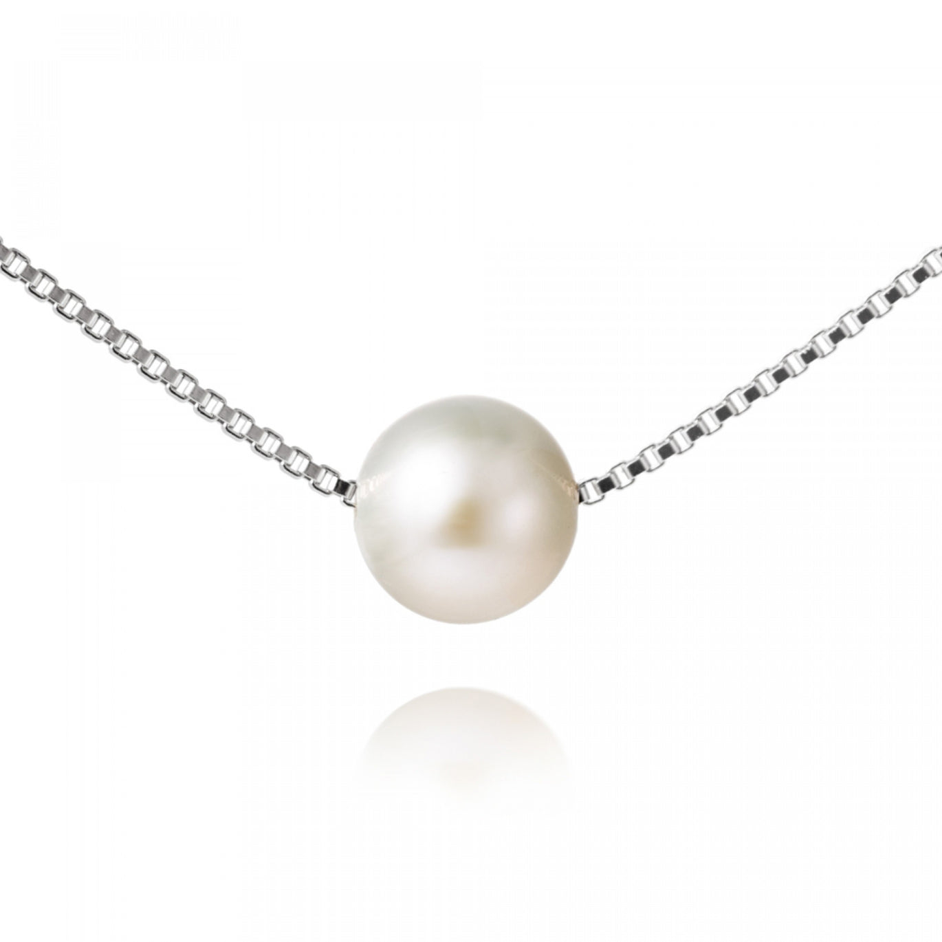 Jersey Pearl Single Pearl Necklace