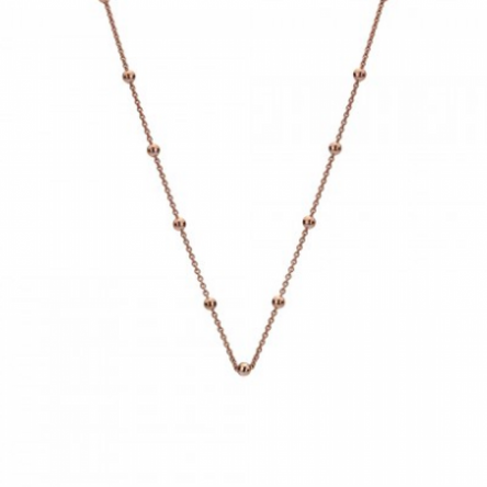 Emozioni/ Anaís Rose Gold Plated Intermittent Bead chain