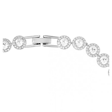 Swarovski Angelic All-Around Necklace, Rhodium Plated
