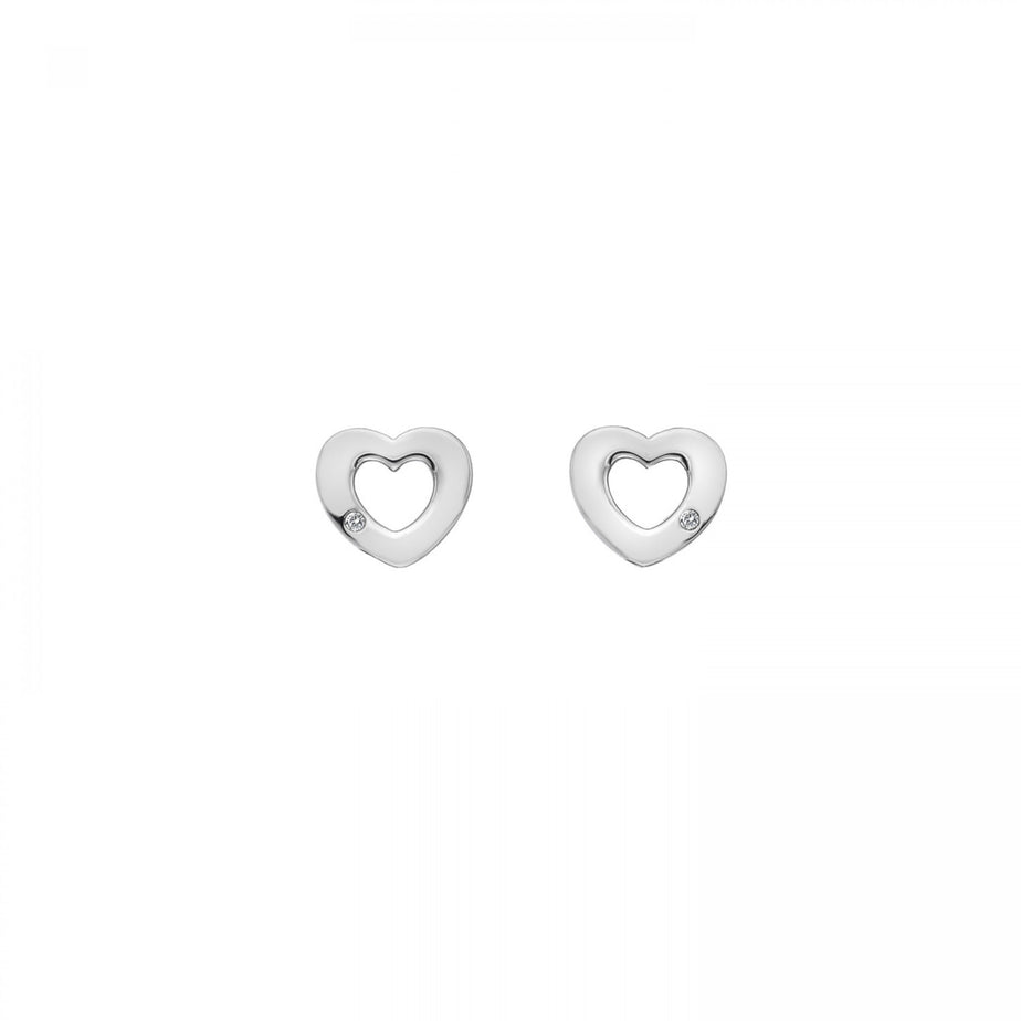 Hot Diamonds Diamond Amulet Heart Earrings