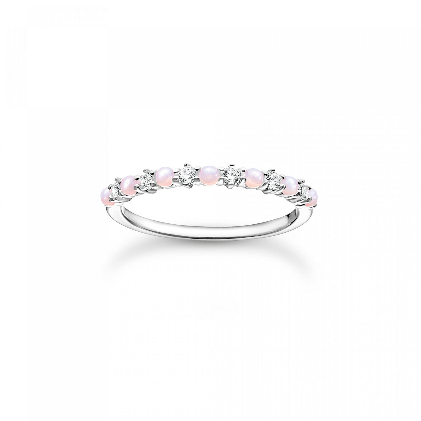 Thomas Sabo Pink and White Stones Ring