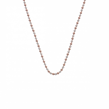 Emozioni/ Anaïs Silver And Rose Gold Ball chain