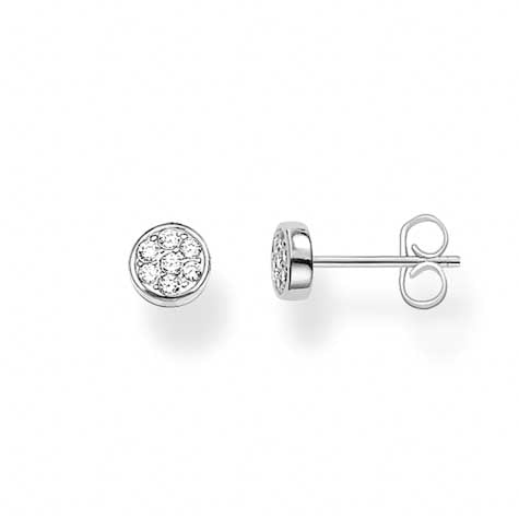 Thomas Sabo Silver Sparkling Circles Earrings