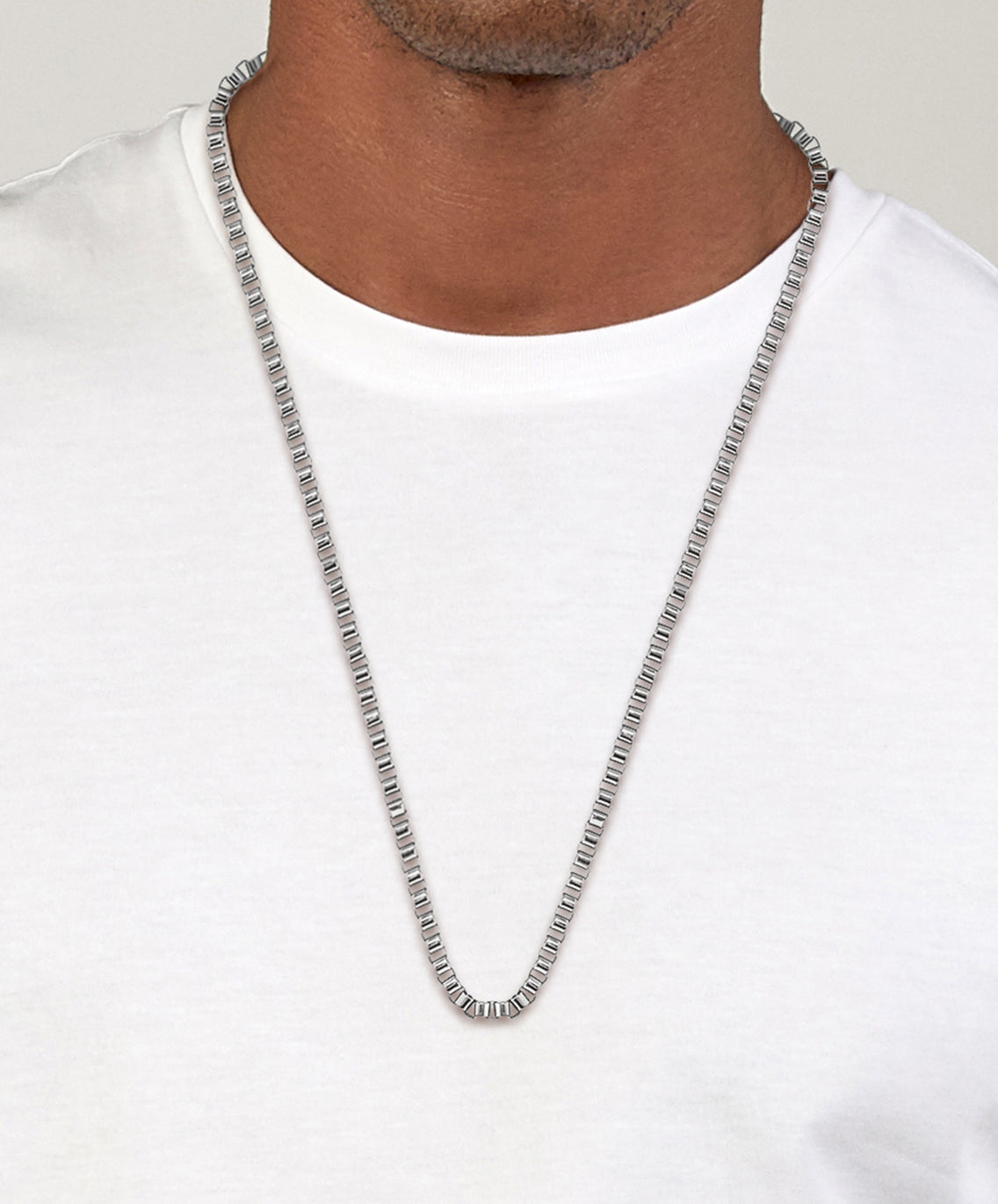 Boss Stainless Steel Chain Necklace