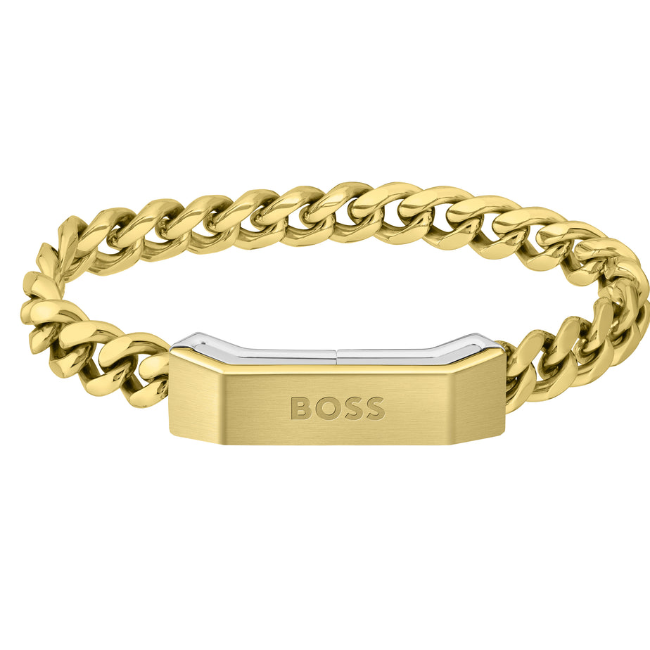 Boss Carter Men's Gold-Plated Chain Bracelet