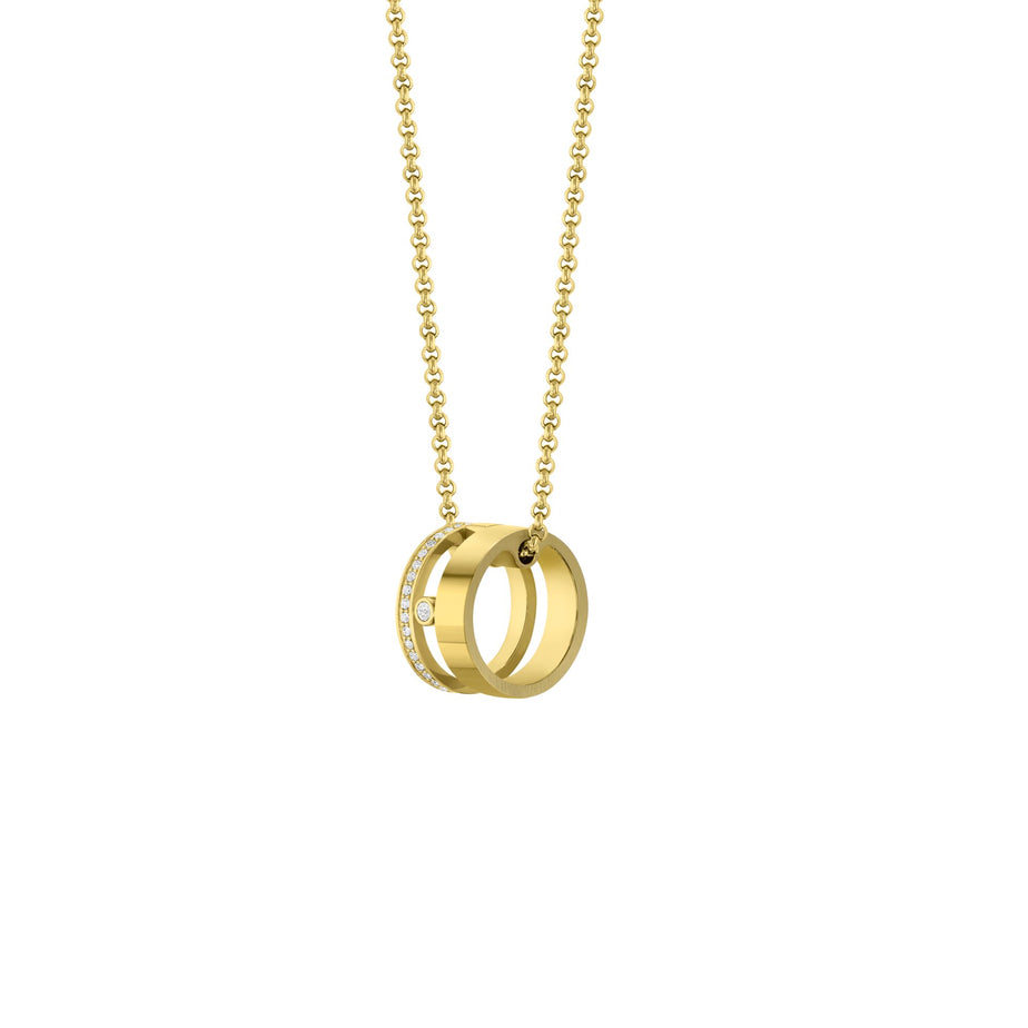 Boss Ladies Gold Plated Necklace