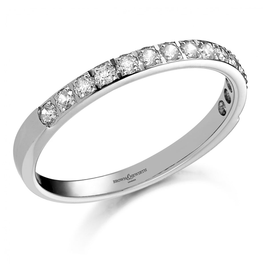 18ct White Gold Diamond Wedding/ Eternity Ring