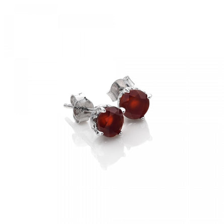 Anaïs Red Carnelian Birthstone Earrings - July
