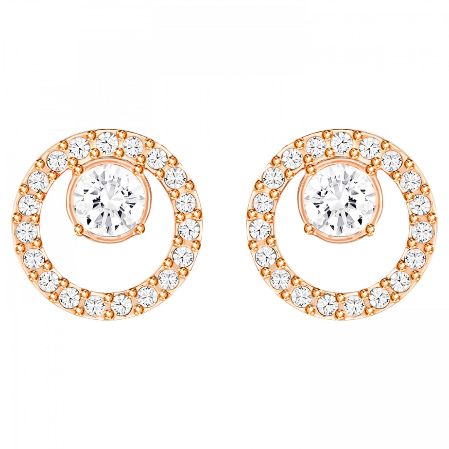 Swarovski Creativity Circle Small Pierced Earrings