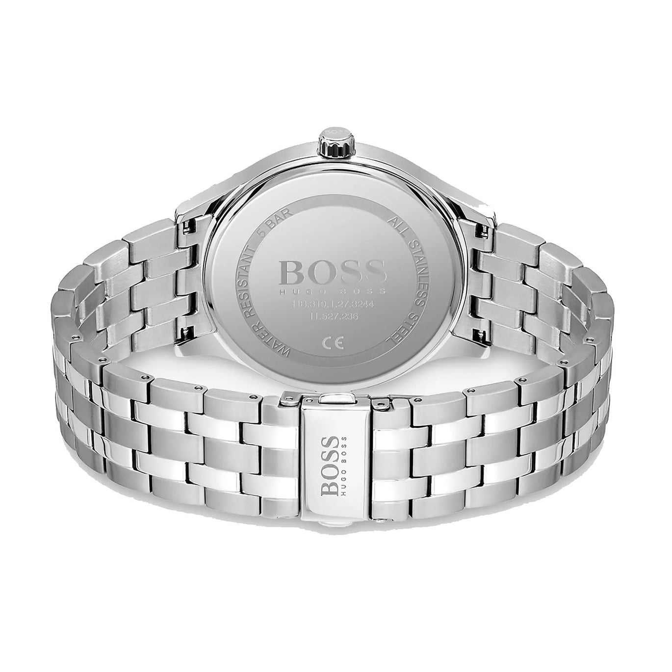 Boss Men's Elite Black Dial Bracelet Strap Watch