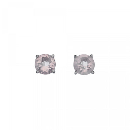 Anaïs Rose Quartz Birthstone Earrings - October