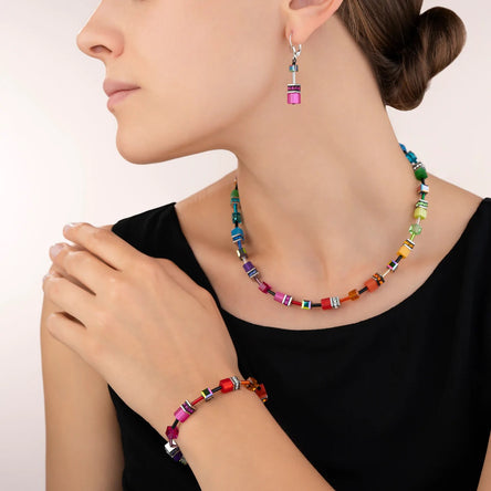 Coeur De Lion GeoCUBE® Multicolour Rainbow Bracelet
