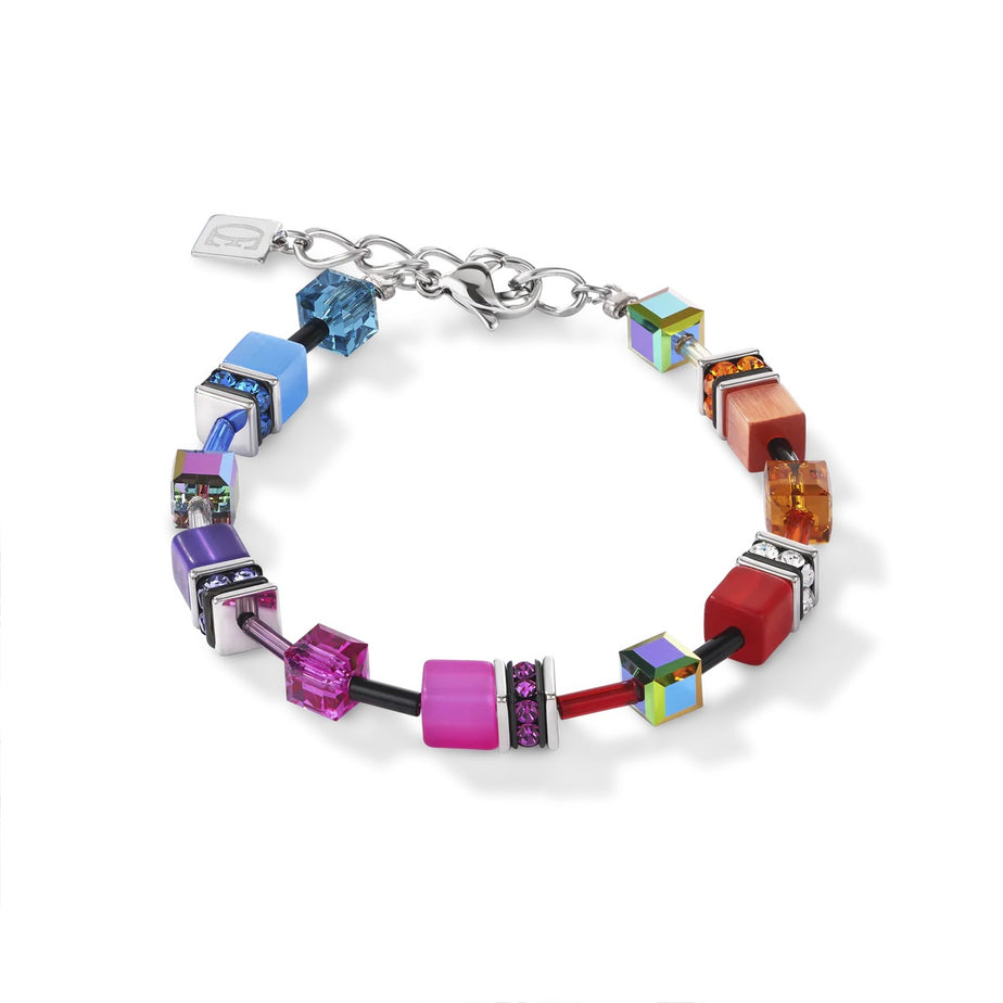 Coeur De Lion GeoCUBE® Multicolour Rainbow Bracelet