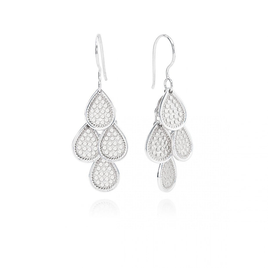 Anna Beck Classic Chandelier Earrings - Silver