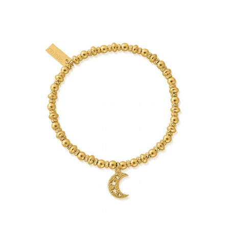 ChloBo Gold Didi Sparkle Starry Moon Bracelet