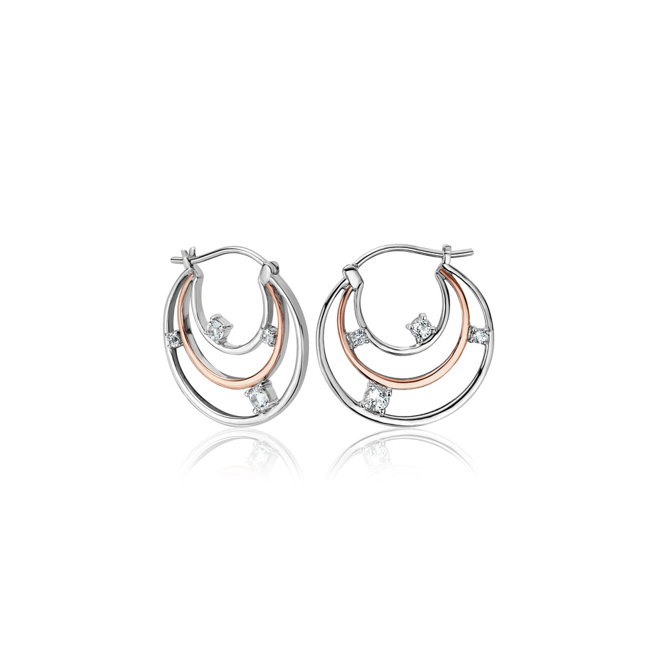 Clogau Gold Awyr Y Nos Drop Earrings