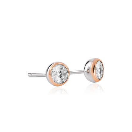 Clogau Celebration White Topaz Stud Earrings