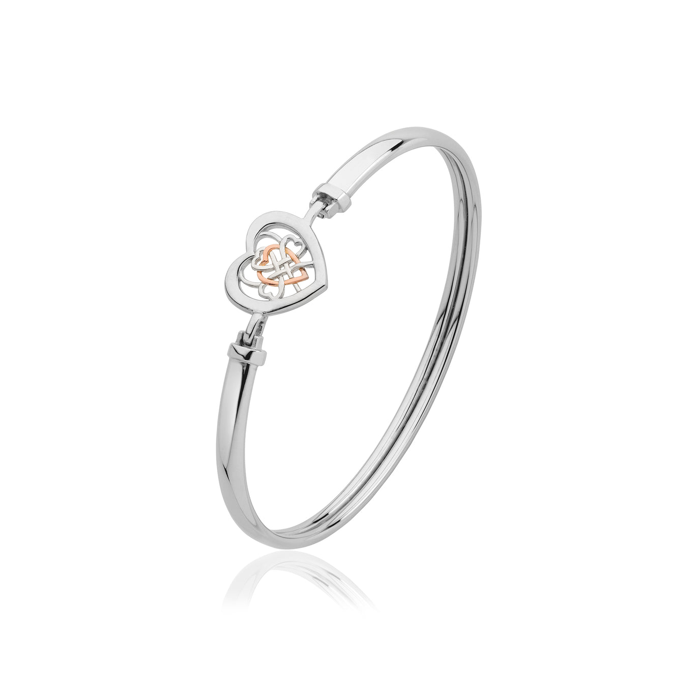 Clogau Welsh Royalty Heart Bangle