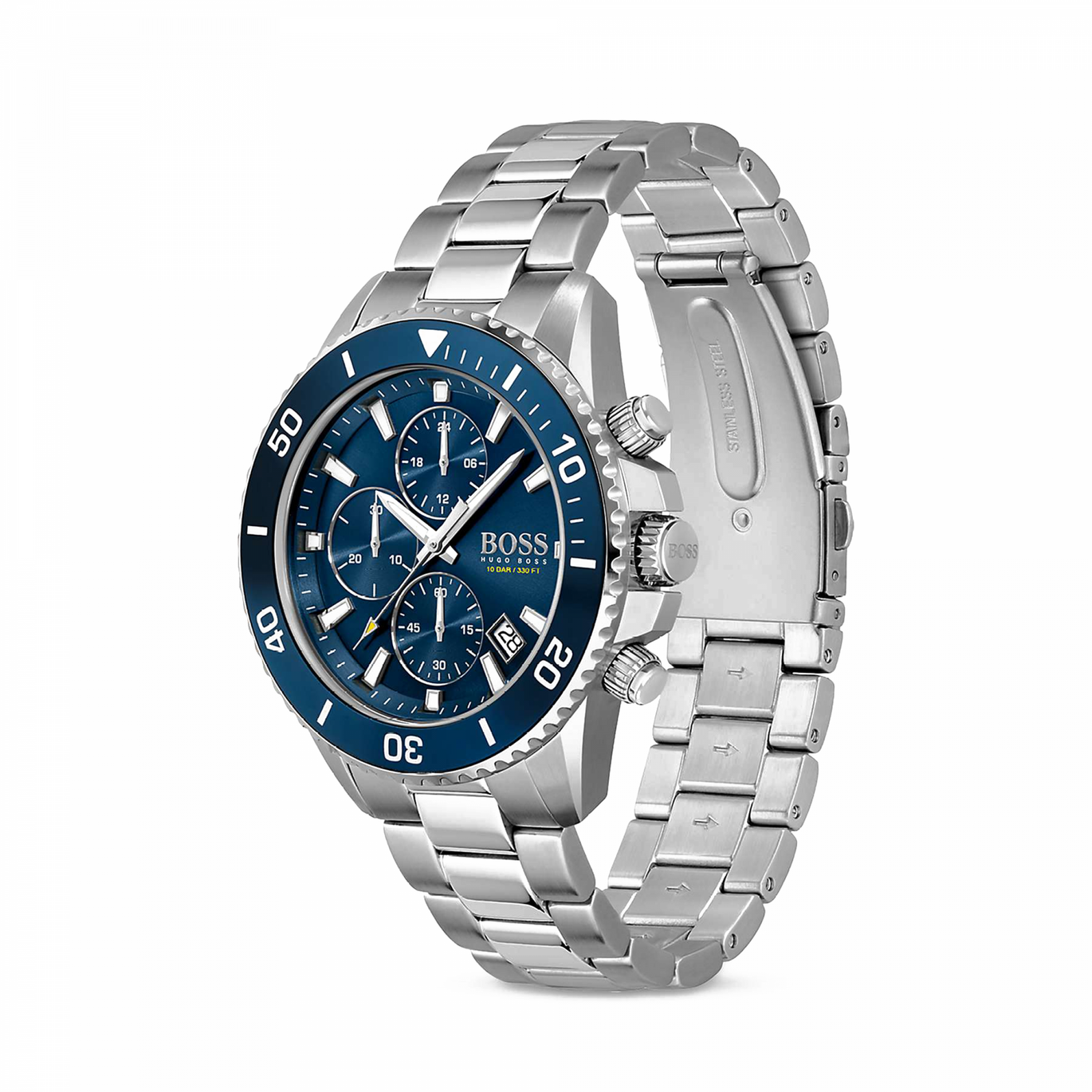 Boss Men's Admiral Chronograph Date Bracelet Strap Watch