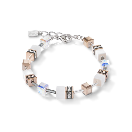Coeur De Lion GeoCUBE® White Bracelet