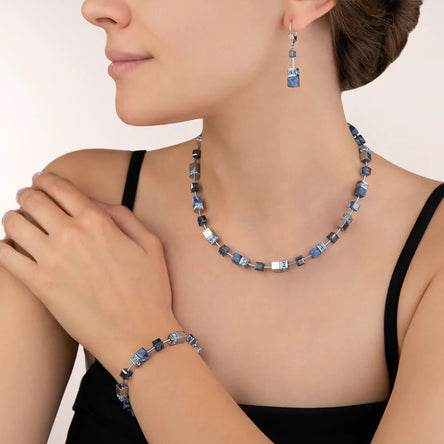 Coeur De Lion GeoCUBE® Sodalite & Haematite Blue Bracelet