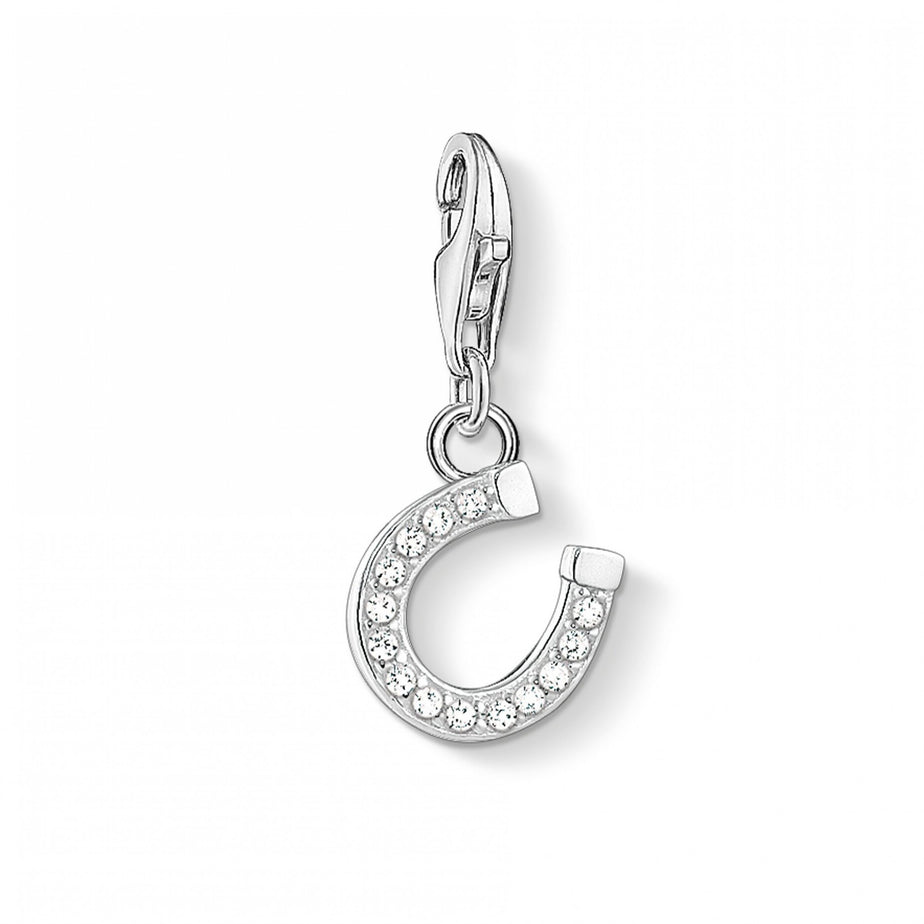 Thomas Sabo Horseshoe with White Zirconia Charm/ Pendant