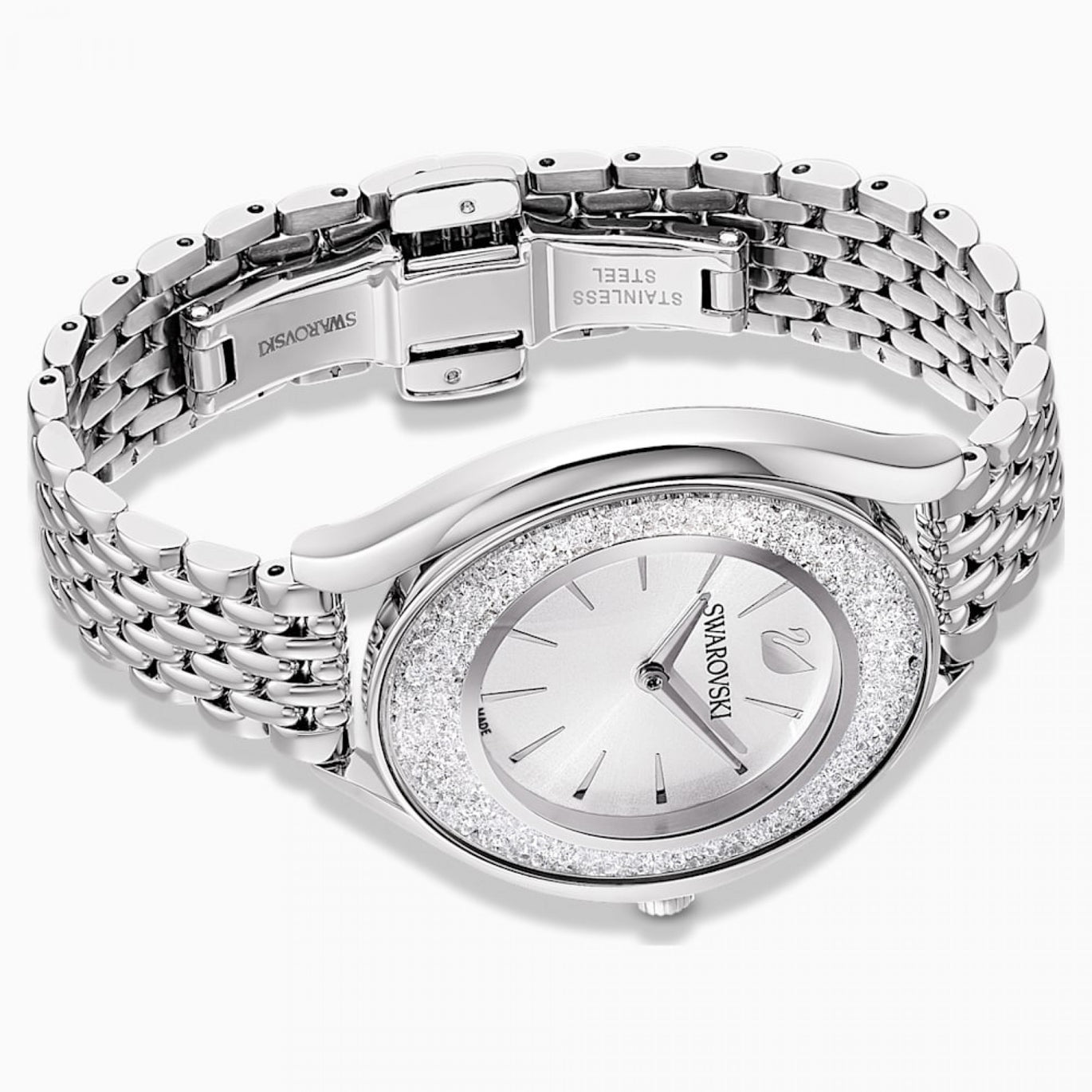 Swarovski Crystalline Aura Watch, Metal Bracelet, Silver Tone, Stainless Steel