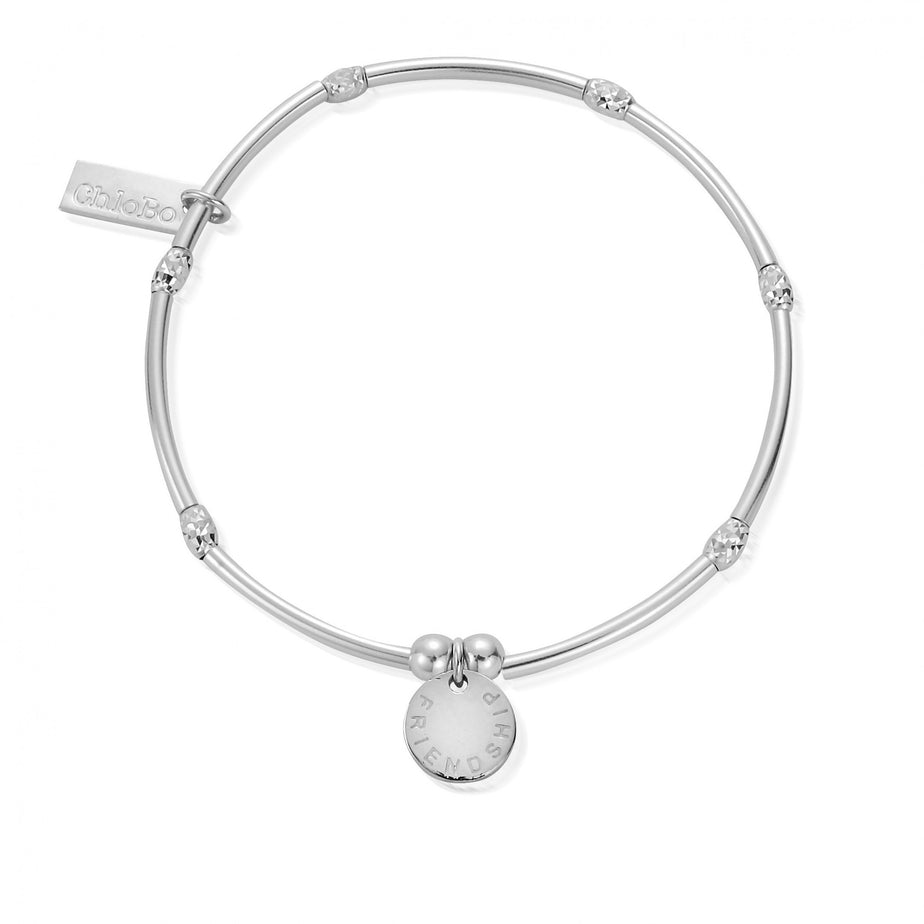 ChloBo Mini Noodle Sparkle Rice Friendship Disc Bracelet