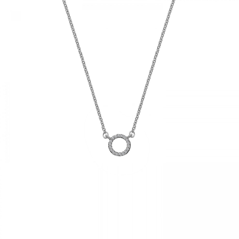 Hot Diamonds DP754 Garnet Birthstone Necklace - January - thbaker.co.uk