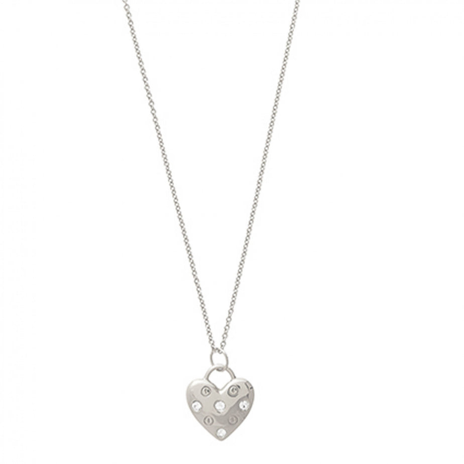 Olivia Burton Classic Heart Silver Necklace