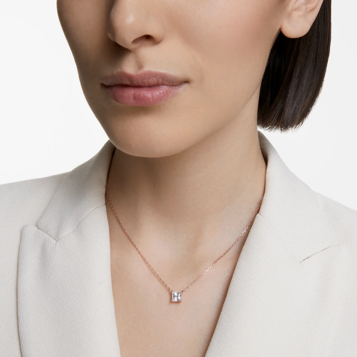 Swarovski plain online necklace