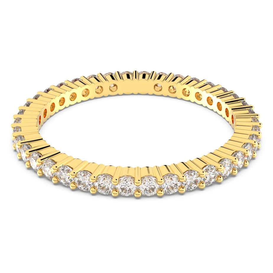 Swarovski Vittore Ring, Yellow Gold Tone Plated